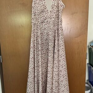 Floral Sleeveless Maxi Dress